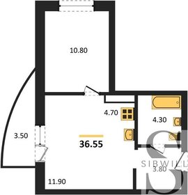 30 м², 1-комнатная квартира 6 450 000 ₽ - изображение 25