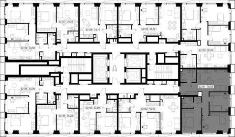 Квартира 78,5 м², 3-комнатная - изображение 2