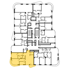 Квартира 102,5 м², 2-комнатная - изображение 3