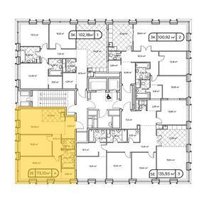 54 м², 2-комнатная квартира 11 500 000 ₽ - изображение 67