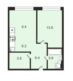 Квартира 43,2 м², 2-комнатная - изображение 2