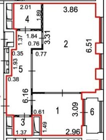 Квартира 55,1 м², 2-комнатная - изображение 1