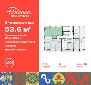 53,6 м², 3-комнатная квартира 10 956 177 ₽ - изображение 12