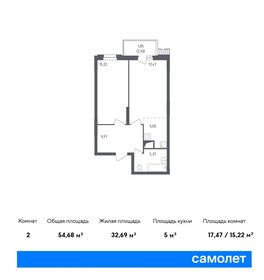 Квартира 34,7 м², 1-комнатная - изображение 1