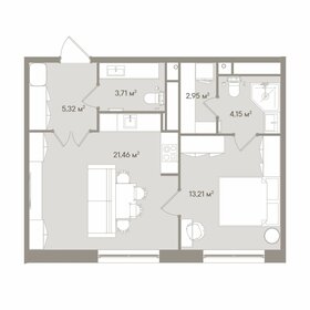 50,8 м², 2-комнатные апартаменты 50 292 000 ₽ - изображение 68