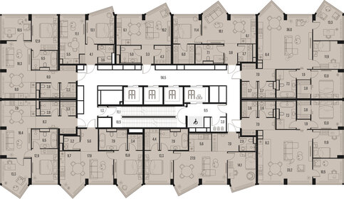 Квартира 82,2 м², 3-комнатная - изображение 2