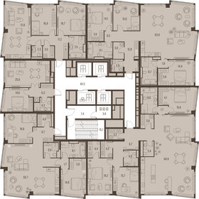137,6 м², 3-комнатная квартира 101 821 032 ₽ - изображение 133