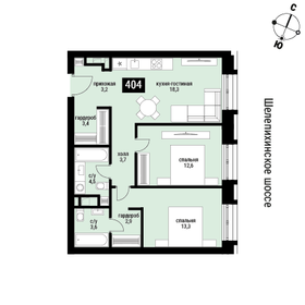 69 м², 3-комнатная квартира 23 990 000 ₽ - изображение 124