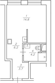 Квартира 30 м², студия - изображение 1