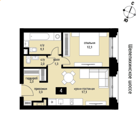 38,7 м², 2-комнатная квартира 17 690 000 ₽ - изображение 148