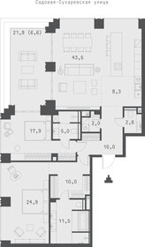 149,2 м², 2-комнатная квартира 275 781 440 ₽ - изображение 77