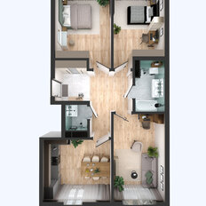 Квартира 87,3 м², 3-комнатная - изображение 4