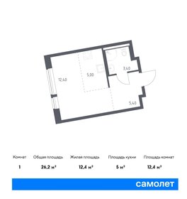 26,5 м², квартира-студия 7 950 000 ₽ - изображение 13