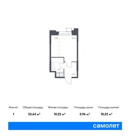 Квартира 22,6 м², студия - изображение 1