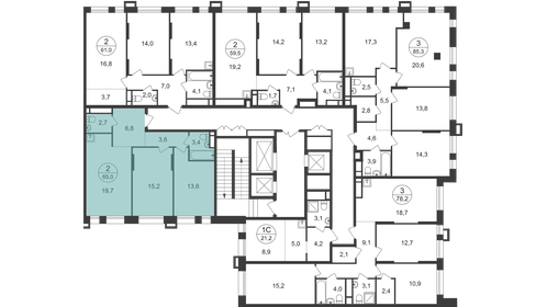 75 м², 2-комнатная квартира 17 750 000 ₽ - изображение 31