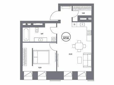 10 м², апартаменты-студия 2 900 000 ₽ - изображение 150