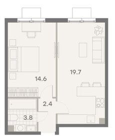 20,4 м², квартира-студия 8 277 075 ₽ - изображение 21