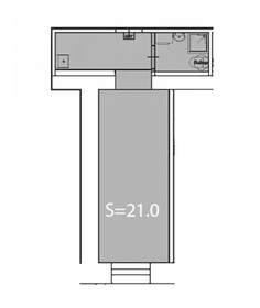 22,2 м², апартаменты-студия 5 800 000 ₽ - изображение 21