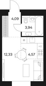 Квартира 24,9 м², студия - изображение 1