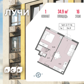 36,7 м², 1-комнатная квартира 14 150 000 ₽ - изображение 73