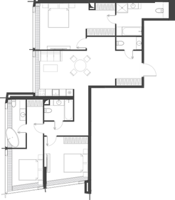 Квартира 123,1 м², 3-комнатная - изображение 2