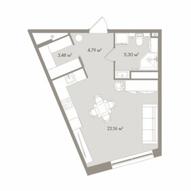 37,4 м², 1-комнатная квартира 21 733 162 ₽ - изображение 19