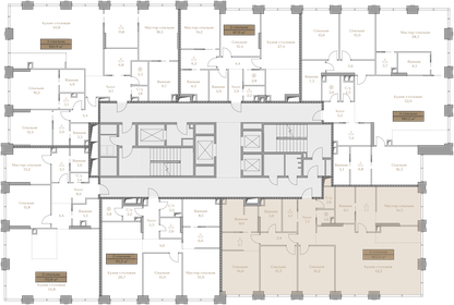 303 м², 4-комнатная квартира 500 430 144 ₽ - изображение 155