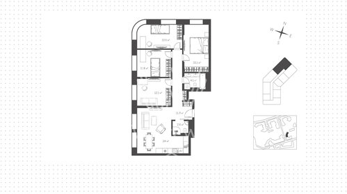 Квартира 95,1 м², 4-комнатная - изображение 1