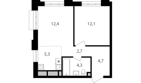 38 м², 2-комнатная квартира 13 611 600 ₽ - изображение 32