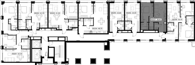 37,5 м², 1-комнатная квартира 10 200 000 ₽ - изображение 104