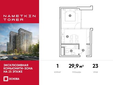 Квартира 29,9 м², 1-комнатные - изображение 1