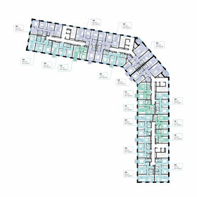 45 м², 2-комнатная квартира 12 490 000 ₽ - изображение 115