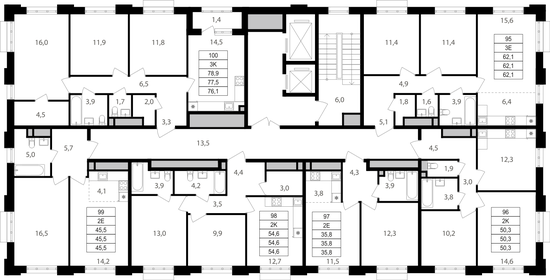 26,6 м², квартира-студия 10 919 300 ₽ - изображение 74