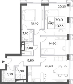 155,4 м², 4-комнатная квартира 43 000 000 ₽ - изображение 134