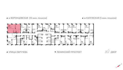 63 м², 3-комнатная квартира 19 100 000 ₽ - изображение 161