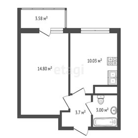 Квартира 31 м², 1-комнатная - изображение 2