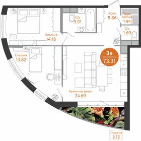 83,9 м², 3-комнатная квартира 18 500 000 ₽ - изображение 156