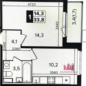 38,5 м², 2-комнатная квартира 10 200 000 ₽ - изображение 41
