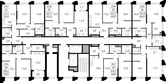 73,3 м², 2-комнатные апартаменты 32 053 600 ₽ - изображение 131