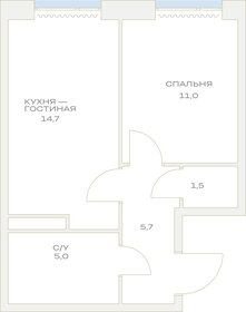 36,8 м², 1-комнатная квартира 7 668 893 ₽ - изображение 66