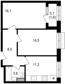 52,1 м², 2-комнатная квартира 17 823 410 ₽ - изображение 78