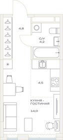 26,9 м², квартира-студия 7 000 000 ₽ - изображение 91