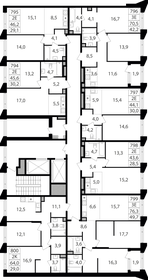 73,3 м², 2-комнатные апартаменты 32 053 600 ₽ - изображение 127