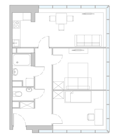 52,7 м², 2-комнатные апартаменты 12 591 291 ₽ - изображение 1