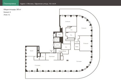 Квартира 303 м², 4-комнатная - изображение 2