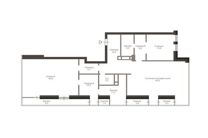 Квартира 190,6 м², 4-комнатная - изображение 2