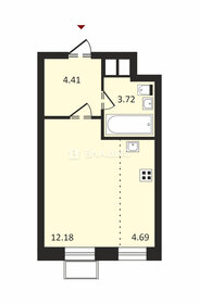 Квартира 25 м², студия - изображение 1