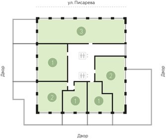 Квартира 140,5 м², 1-комнатная - изображение 2