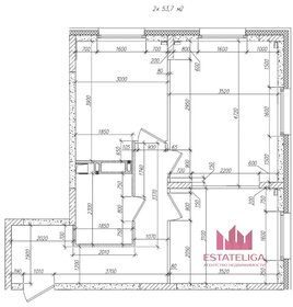 Квартира 53 м², 2-комнатная - изображение 1