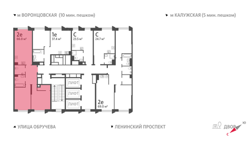 63 м², 3-комнатная квартира 19 100 000 ₽ - изображение 145
